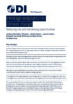Heritage adaptation to climate change; Reducing risk and harnessing opportunities